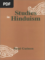 Guenon Rene Studies in Hinduism 106p PDF