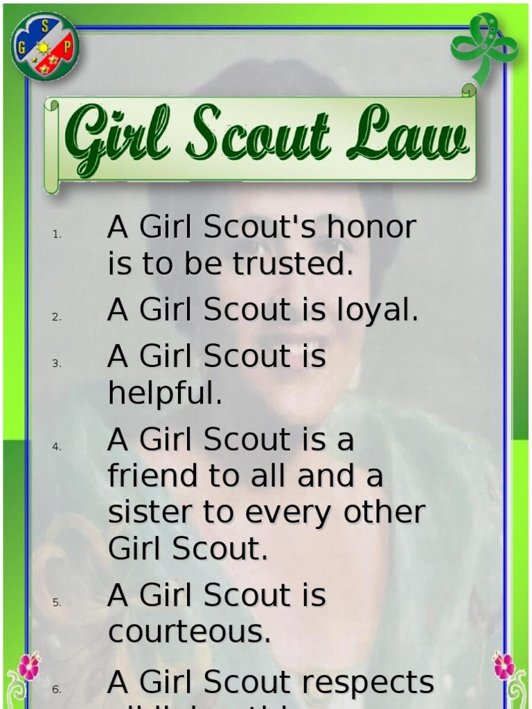 Girl Scout Law