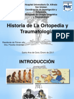 Historia de Traumatología Y Ortopedia