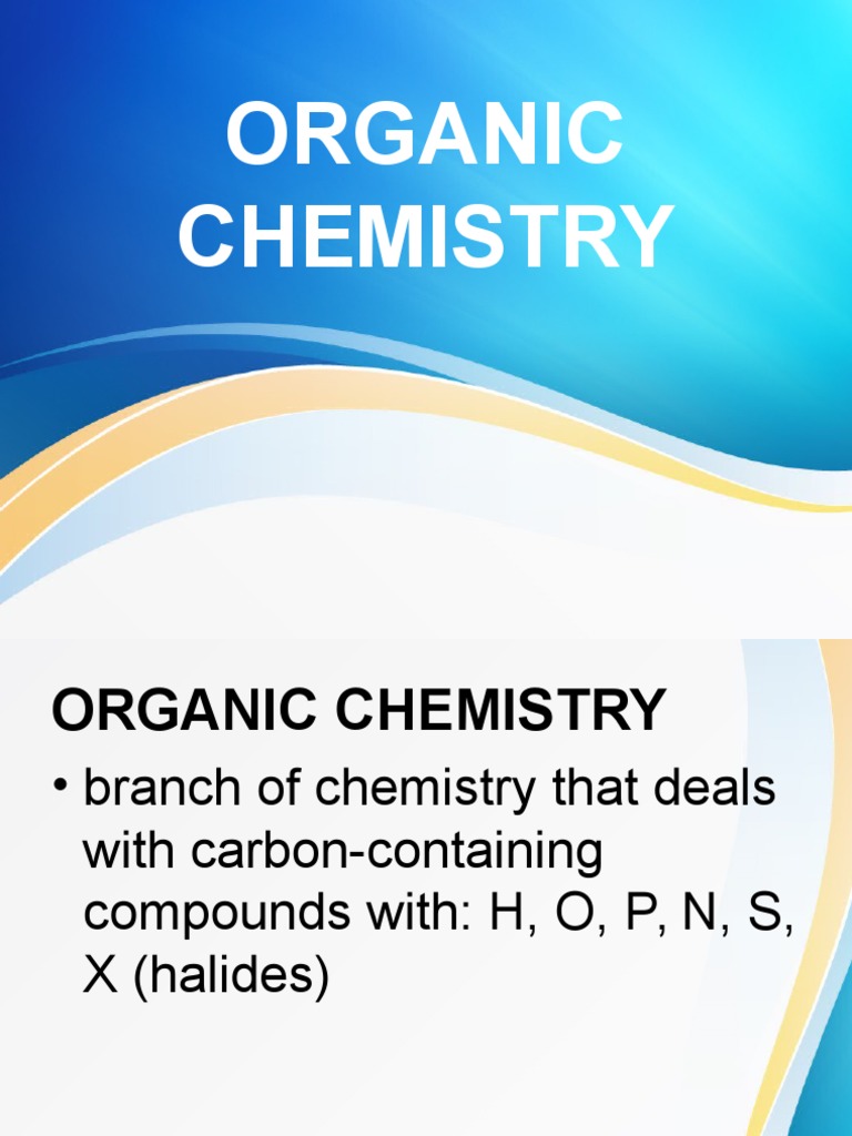 Organic Chemistry | PDF | Alkene | Alkane