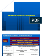 Metode Cantitative in Management 3