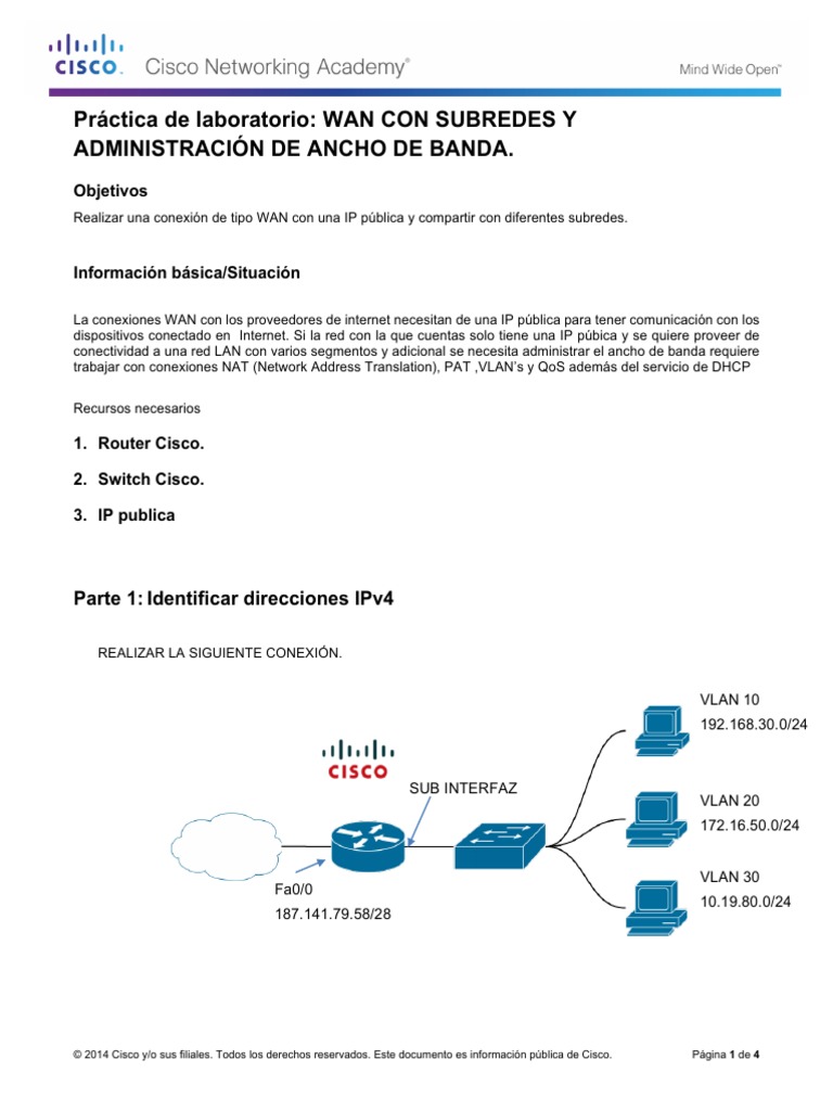 configuring bandwidth with routers cisco Dirección IP Enrutador