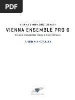 Vienna Ensemble PRO 6 Manual English v3.0.0.1.34