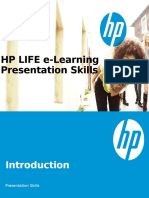 HP LIFE E-Learning HP LIFE E-Learning Presentation Skills: First Global Cloud Solution For Education