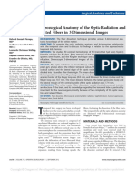 Microsurgical Anatomy of The Optic Radiation and Related Fibers in 3-Dimensional Images 2012