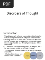 Disorders of Thought