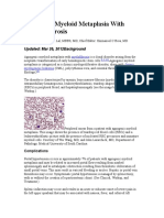 Agnogenic Myeloid Metaplasia With Myelofibrosis