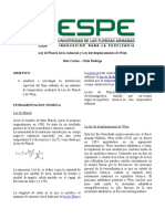 INFORME 3 Ley de Planck y Wien