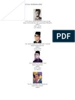 Senarai Perdana Menteri Malaysia Dari 1957 Hingga Kini