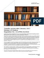 Deloitte Tax Alert - New TP Documentation Requirement (PMK 213) - English
