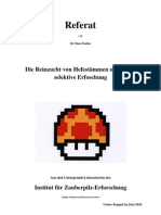 Referat Reinzuchthefe