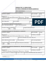 Formulariodemanda de Pension PDF