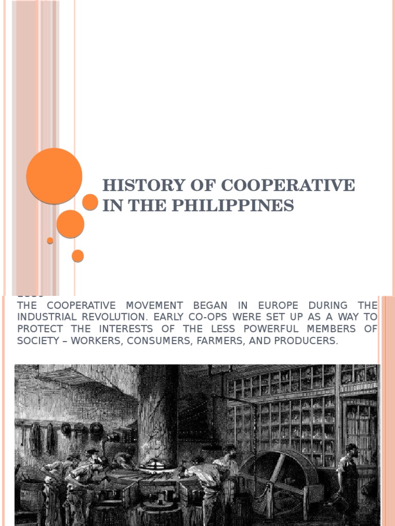 History of Cooperatives in the Philippines | PDF | Cooperative | Credit ...