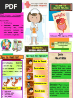 penyebab keracunan makanan pdf leaflet Gastritis