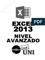 Manual de Excel Avanzado 2013