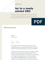 McKinsey - Letter To A Newly Appointed CEO