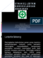 K3 KONSTRUKSI, LISTRIK Dan Penanggulangan Kebakaran