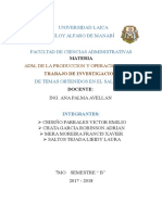 Administracion de Produccion y Operaciones