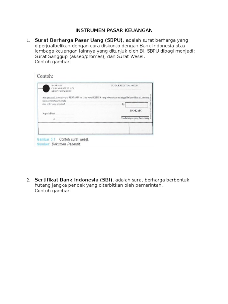 Penilaian Surat Berharga Pdf