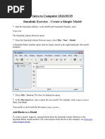 Intro To Computer 2016/09/29 Simulink Exercise - Create A Simple Model