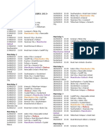 Jadwal Lengkap Liga Inggris 2013