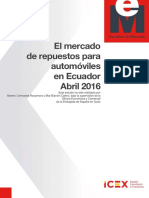 Mercado de Repuestos para Autos-ECUADOR