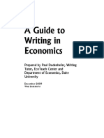 Writing Economics Duke PDF