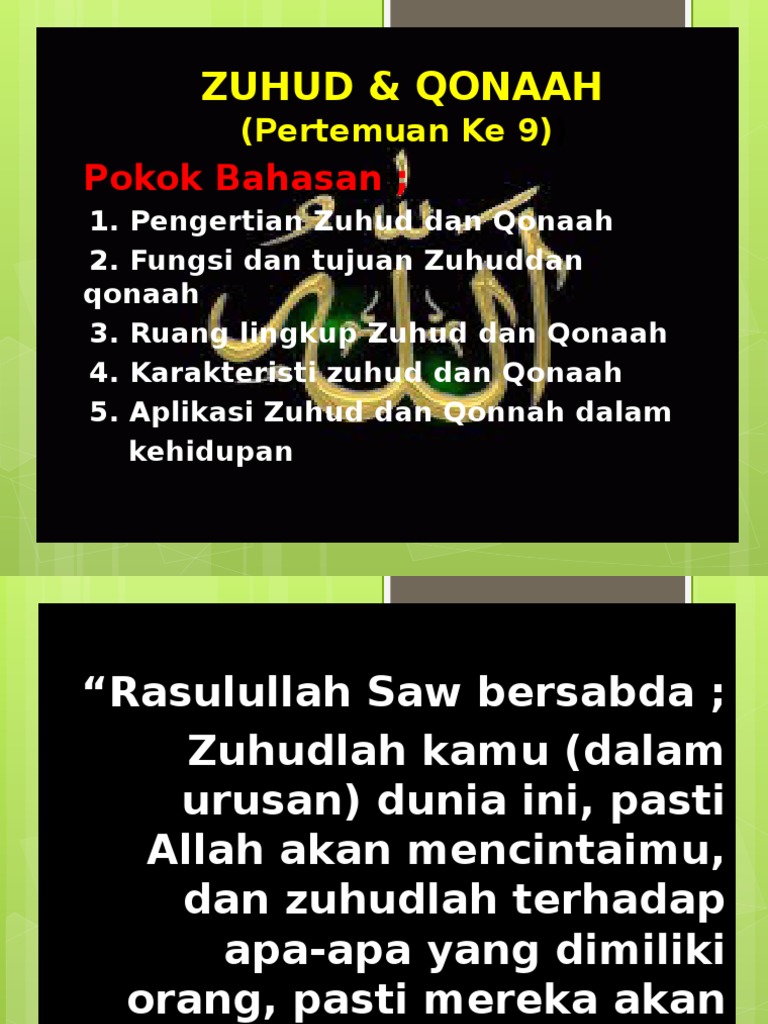 Pengertian Zuhud Dalil Dan Contohnya Terlengkap