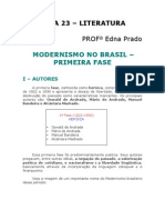 Literatura - Aula 23 - Modernismo no Brasil - 1ª fase
