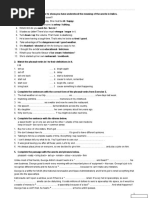 Vocab. and Grammar Unit 4 (1) Viewpoints