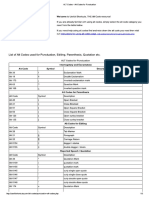 ALT Codes - Alt Codes for Punctuation