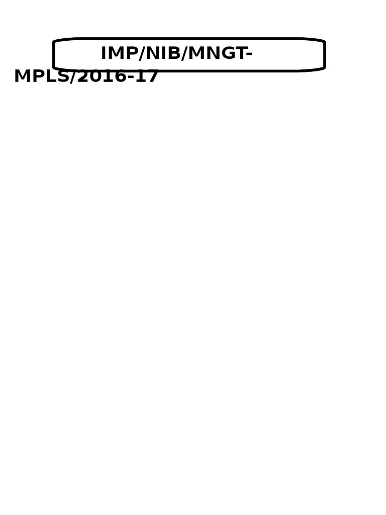 Management of MPLS Edge Router Records | PDF
