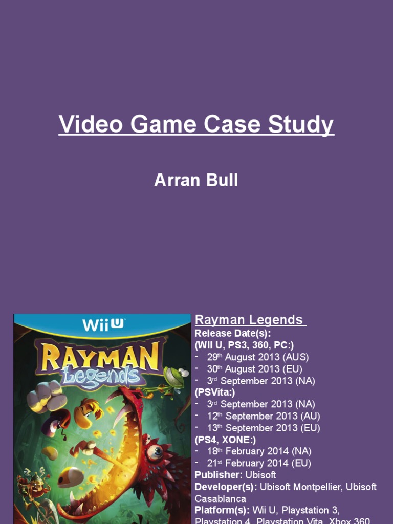 Video Game Case Study PDF Video Games Gaming