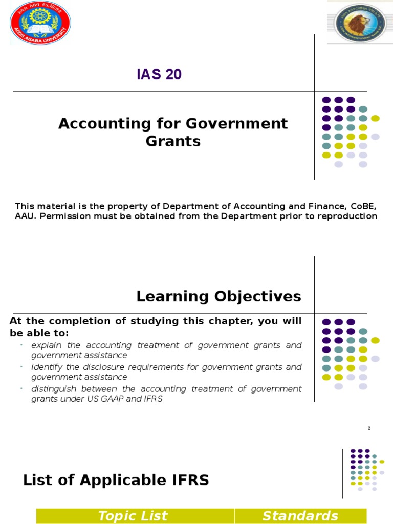 Government grant.ppt International Financial Reporting Standards