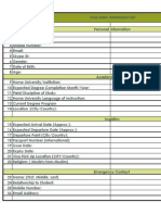 Saudi Visa Letter Checklist - Students