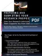 Preparing and Submitting Your Research Proposal