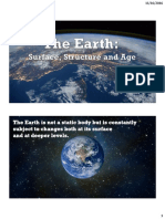 The Earth (Surface, Structure and Age)