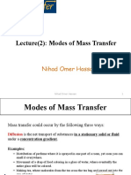Lecture (2) Modes of Mass Transfer