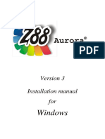 Installation Manual For: Windows