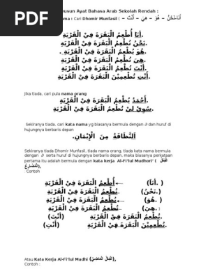 Teknik Menyusun Ayat Bahasa Arab Pdf