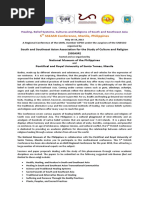 5th SSEASR First-Announcement