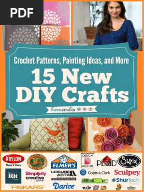 Crochet Patterns Painting Ideas and More 15 New DIY Crafts