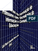 Percursos Na Formação de Professores Com Tecnologias Da Informação e Comunicação Na Educação