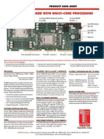 Trenton's Jasper Forest Nehalem Intel SIngle Board Computer Datasheet