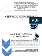 Servicio Comunitario