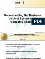 Understanding The Business Value of Systems and Managing Change