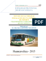 Proyecto Transportes-2013 Cusibamba