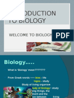 Welcome To Biology Class
