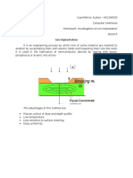 Ion Implantation Process for Semiconductor Doping