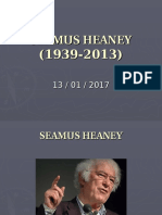 7) Irish Heaney